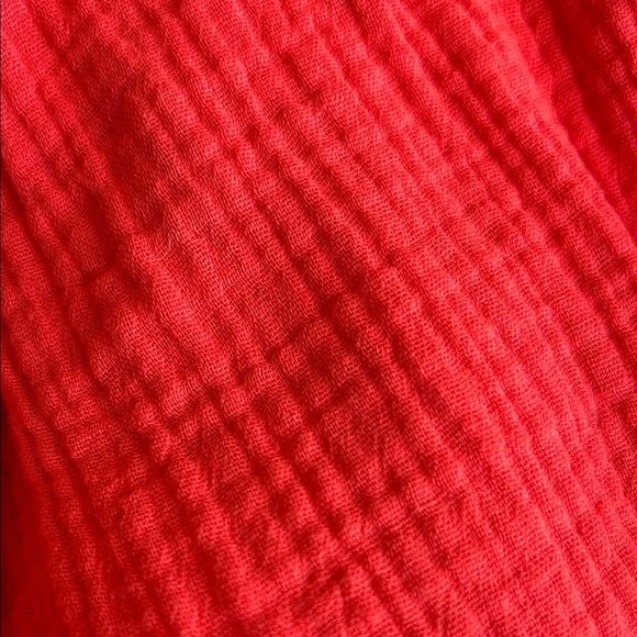 Marine Layer Vibrant Coral Midi Dress - Picture 7 of 8